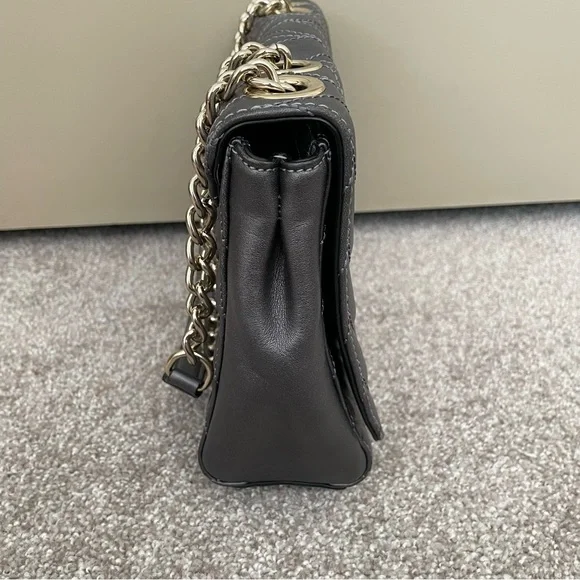 Kate Spade Gray Leather Quilted Shoulder Bag - Picture 4 of 12